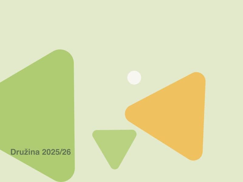 Ilustrace ve značkových barvách Trianglu – Družina 2025/26